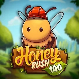 Honey Rush 100 online game logo by Play’n GO on royal-gamecasino.net