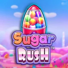 Sugar Rush slot logo by Pragmatic Play at Royal Game Casino